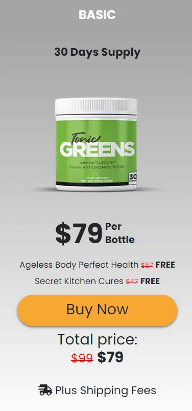 TonicGreens official website